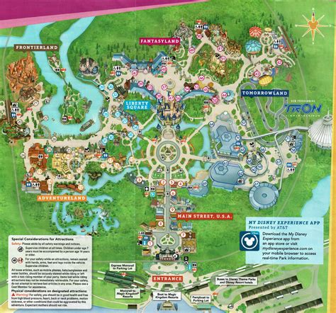A Map of Disney World